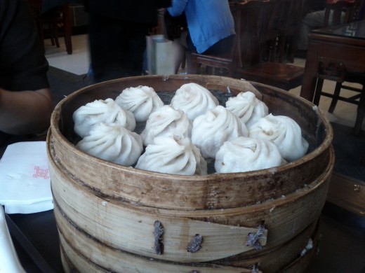 Steamed meat buns from Wuxi