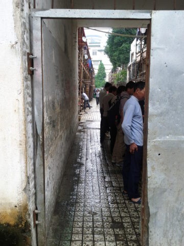 Alleyway of labourers in Wuxi