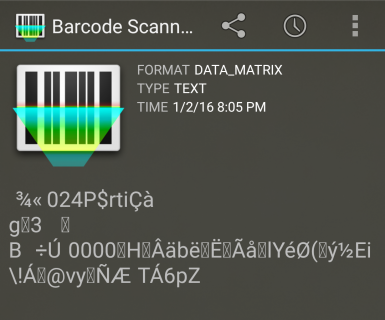 Barcode Scanner on IBI postage barcode
