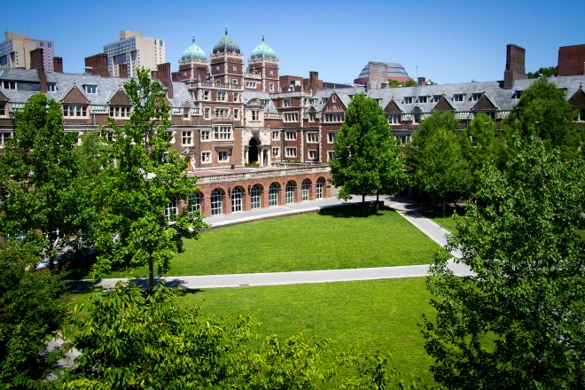 Ware College House and the Lower Quad